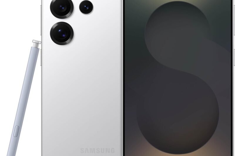 SAMSUNG Galaxy S25 Ultra 512GB AI Smartphone, Unlocked Android, AI Night Mode Camera, Snapdragon 8 Elite Fast Processor, 5000mAh Battery, Built-in S Pen, 2025, US 1 Yr Warranty, Titanium Whitesilver