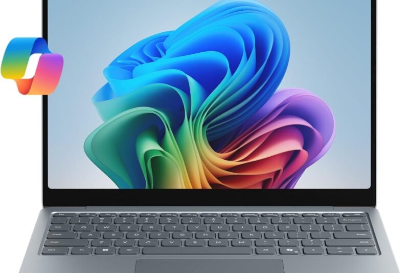 Microsoft Surface Laptop (2025), Windows 11 Copilot+ PC, 13″ Touchscreen Display, Snapdragon X Plus (8 core), 16GB RAM, 512GB SSD Storage, Ocean